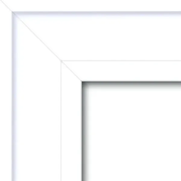 Decorative Mirrors-Kirkland's Home White Raised Frame Wall Mirror