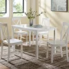 Dining Sets-Kirkland's Home White Solid Wood 5-Pc. Dining Set