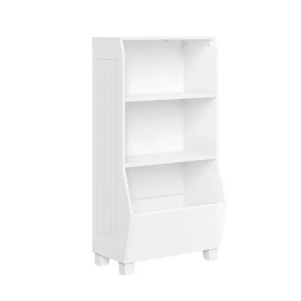 Bookshelves-Kirkland's Home White Toy Organizer Cubby Bookshelf