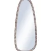 Decorative Mirrors-Kirkland's Home White Washed Abstract Shape Wall Mirror