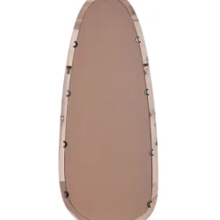 Decorative Mirrors-Kirkland's Home White Washed Abstract Shape Wall Mirror