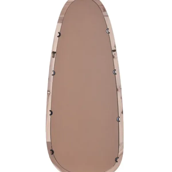 Decorative Mirrors-Kirkland's Home White Washed Abstract Shape Wall Mirror