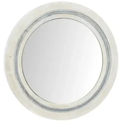 Decorative Mirrors-Kirkland's Home White Wood Aislinn Wall Mirror