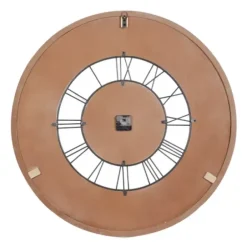 Clocks-Kirkland's Home White Wood Vintage Farmhouse Clock