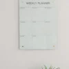 Memo & Chalkboards-Kirkland's Home Whitewashed Beaded Chalkboard Easel White/Black