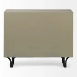 Dressers & Chests-Kirkland's Home Whitewashed Brown 3-Drawer Wood Chest