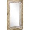 Decorative Mirrors-Kirkland's Home Whitewashed Hand Woven Rattan Mirror