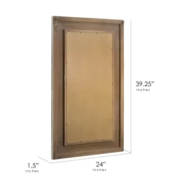 Decorative Mirrors-Kirkland's Home Whitewashed Hand Woven Rattan Mirror