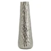 Vases-Kirkland's Home Whitewashed Oblong Wooden Vases, Set Of 2 Brown