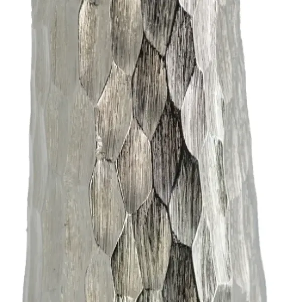 Vases-Kirkland's Home Whitewashed Oblong Wooden Vases, Set Of 2 Brown