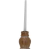 Candle Holders-Kirkland's Home Whitewashed Wood Taper Candle Holder, 5 In. Tan/Brown