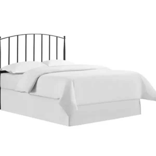 Beds & Headboards-Kirkland's Home Whitley Metal Slat Full/Queen Headboard Black