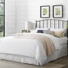 Beds & Headboards-Kirkland's Home Whitley Metal Slat King Headboard Black