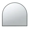 Decorative Mirrors-Kirkland's Home Wide Arched Wall Mirror Black
