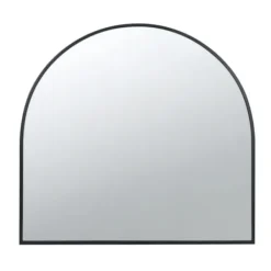 Decorative Mirrors-Kirkland's Home Wide Arched Wall Mirror Black