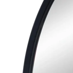 Decorative Mirrors-Kirkland's Home Wide Arched Wall Mirror Black