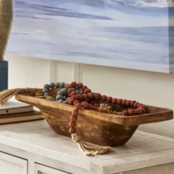 Decorative Bowls & Jars-Kirkland's Home Wide Swirl 2-Pc. Decorative Bowl Set Gold