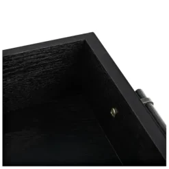 Console Tables-Kirkland's Home Wilbert 3-Drawer Console Table Black