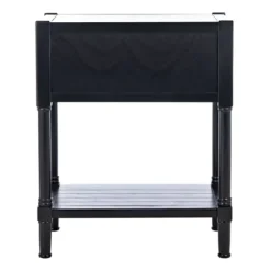 Console Tables-Kirkland's Home Wilbert 3-Drawer Console Table Black
