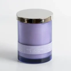 Candles-Kirkland's Home Wild Lavender & Lemon Single Wick Jar Candle Purple