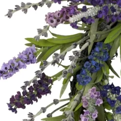 Wreaths-Kirkland's Home Wild Lavender And Greenery Wreath Purple/Green