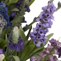 Wreaths-Kirkland's Home Wild Lavender And Greenery Wreath Purple/Green