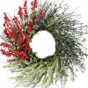 Wreaths-Kirkland's Home Wildflower Wreath Red/White/Blue
