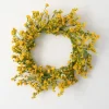 Wreaths-Kirkland's Home Wildflower Wreath Yellow