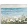 Canvas Art-Kirkland's Home Wildflowers On The Coast Canvas Art Print Blue/Green/White