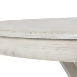 Dining Tables-Kirkland's Home Willa White Reclaimed Pine Wood Dining Table