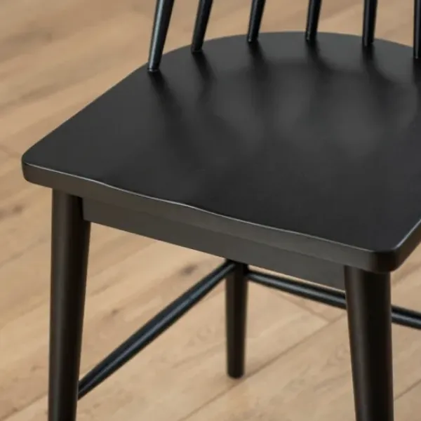 Bar Stools & Counter Height Stools-Kirkland's Home Windsor Counter Stool Black