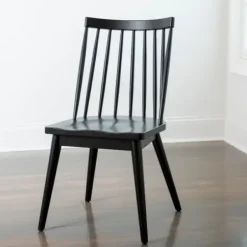Dining Chairs-Kirkland's Home Windsor Dining Chair Black