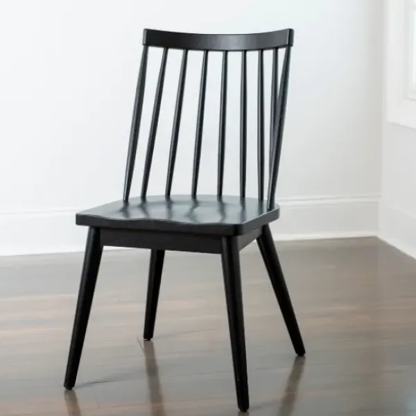 Dining Chairs-Kirkland's Home Windsor Dining Chair Black