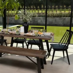 Dining Chairs-Kirkland's Home Windsor Dining Chair Black