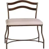 Benches & Ottomans-Kirkland's Home Windsor Vanity Bench Ivory