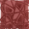 Pillows-Kirkland's Home Wine Geo Tufted Throw Pillow Red