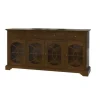 Tv Stands & Media Consoles-Kirkland's Home Wood And Glass 4-Door Media Cabinet Brown