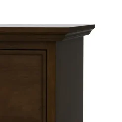 Tv Stands & Media Consoles-Kirkland's Home Wood And Glass 4-Door Media Cabinet Brown