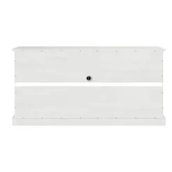 Tv Stands & Media Consoles-Kirkland's Home Wood And Glass 4-Door Media Cabinet White