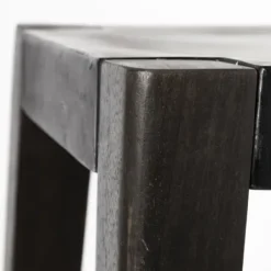 Bar Stools & Counter Height Stools-Kirkland's Home Wood And Metal Bar Stool Black