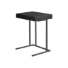 Accent & End Tables-Kirkland's Home Wood And Metal C-Frame Accent Table Black