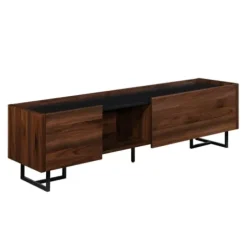 Tv Stands & Media Consoles-Kirkland's Home Wood And Metal 2-Door Media Console Brown