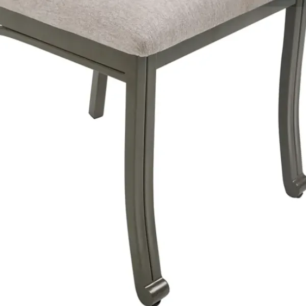 Dining Sets-Kirkland's Home Wood And Upholstered Chairs 5-Pc. Dining Set Gray