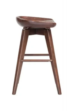 Bar Stools & Counter Height Stools-Kirkland's Home Wood Backless Swivel Counter Stool Brown