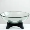 Decorative Bowls & Jars-Kirkland's Home Wood Bark Serving Tray With Metal Handles Brown
