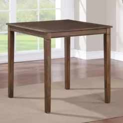 Dining Tables-Kirkland's Home Wood Counter Stool 5-Pc. Dining Set Brown