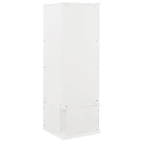 Entryway Furniture-Kirkland's Home Wood Drop Door Corner Hall Tree White