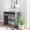 Office Furniture-Kirkland's Home Wood Extendable Desk Gray