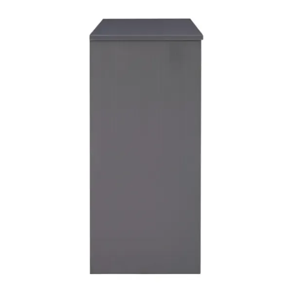 Office Furniture-Kirkland's Home Wood Extendable Desk Gray