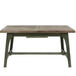 Dining Tables-Kirkland's Home Wood Extendable Dining Table Gray